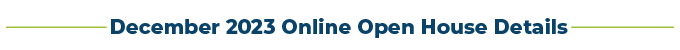 Online Open House Banner